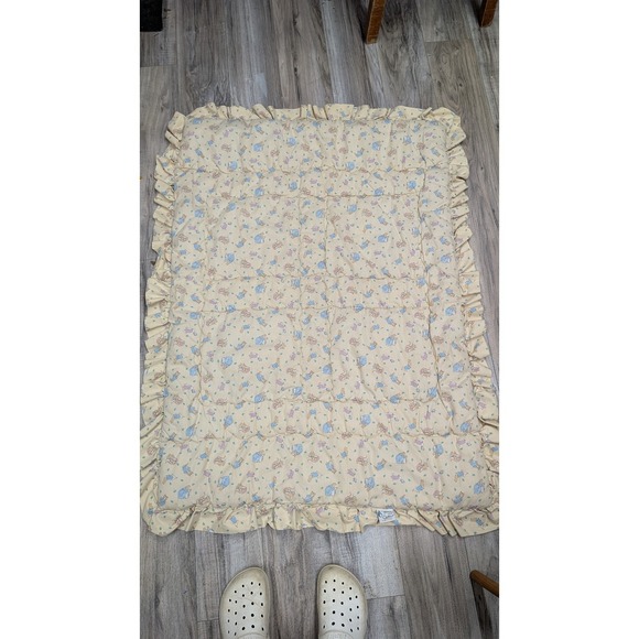 Vintage Peter Rabbit Jemima Puddle Duck Tom Kitten Quilt Blanket Quiltex Beatrix - Picture 2 of 3